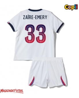 Paris Saint-Germain Warren Zaire-Emery #33 Echipament de Fotbal Replică 2026-27 Copii Deplasare (+ Șorturi)